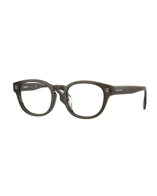 Burberry Black Be2382D Aubrey 3010 Optical Frames Acetate Transparent Round Normal for men