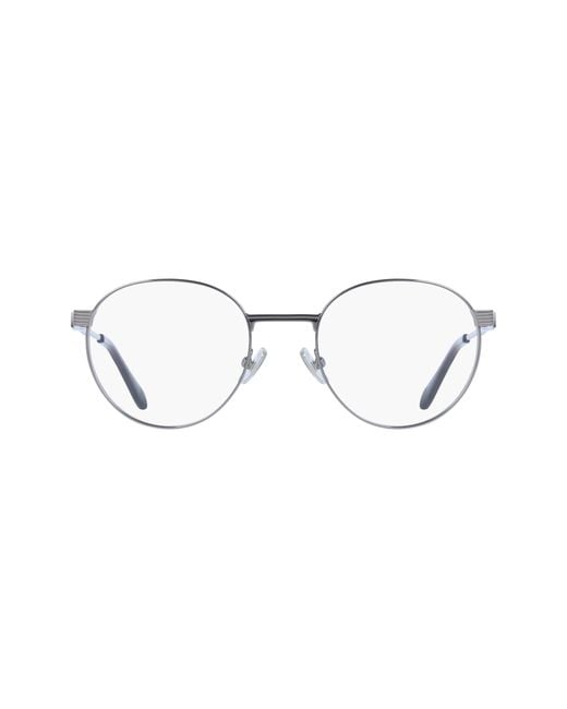 Ferragamo Black Sf2596 021 Optical Frames Titanium Geometric Normal for men