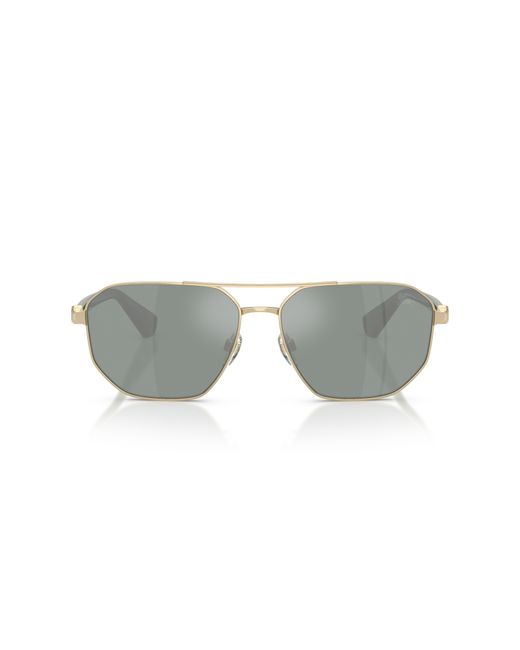 Burberry Black Be3166 110982 Sunglasses Metal Pilot Normal Mirror for men
