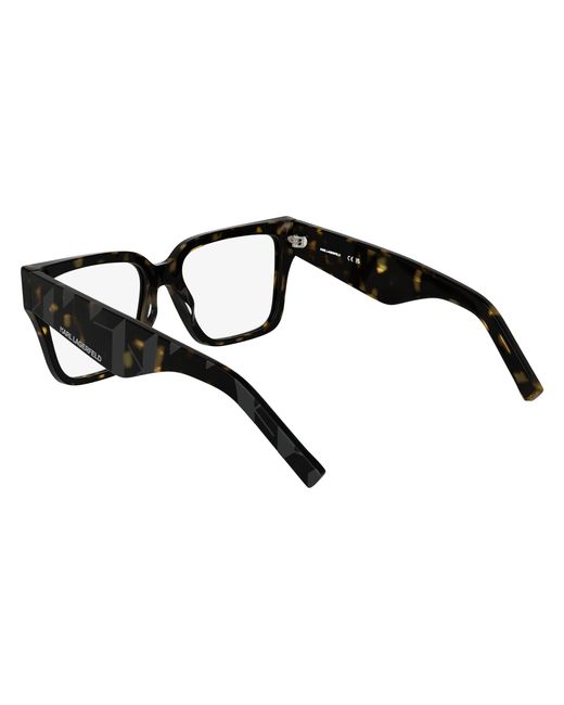 Karl Lagerfeld Black Kl6201 242 Optical Frames Acetate Squared Normal