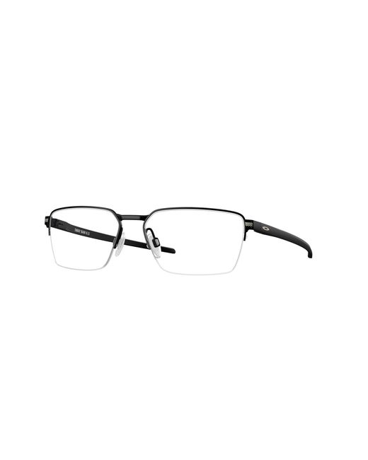 Oakley Black Ox5080 Sway Bar 0.5 508001 Optical Frames Titanium Squared Normal for men