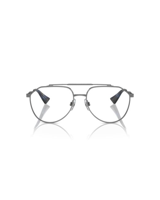 Dolce & Gabbana Black Dg1353 04 Optical Frames Metal Transparent Pilot Normal for men
