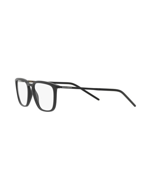 Dolce & Gabbana Black Dg5098 L2525 Optical Frames Nylon Transparent Squared Normal for men