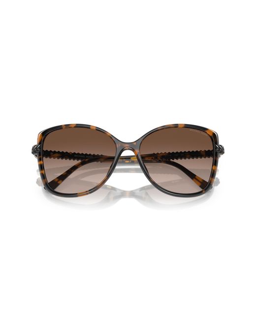 Michael Kors Black Mk2181U Malta 300613 Sunglasses Injected Butterfly Normal Shaded