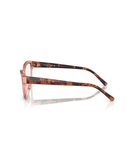 Vogue Eyewear Black Vo5610B 2864 Optical Frames Nylon Cat Eye Normal