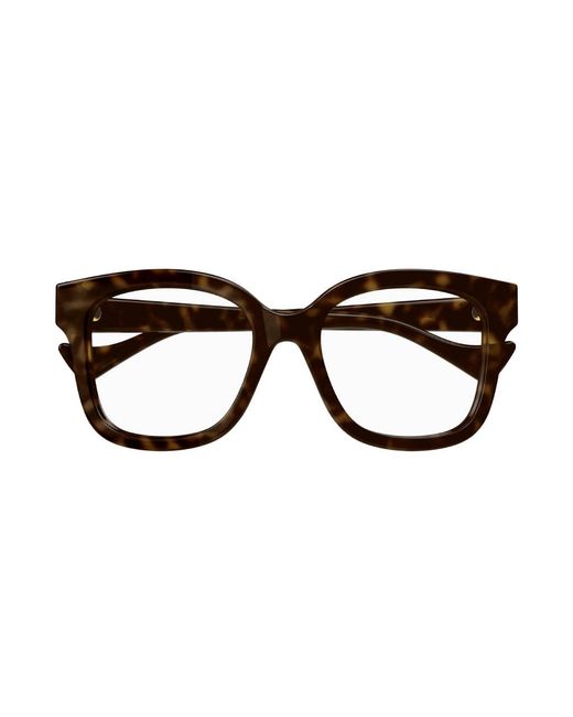 Gucci Black Gg1258O 005 Optical Frames Plastic Squared