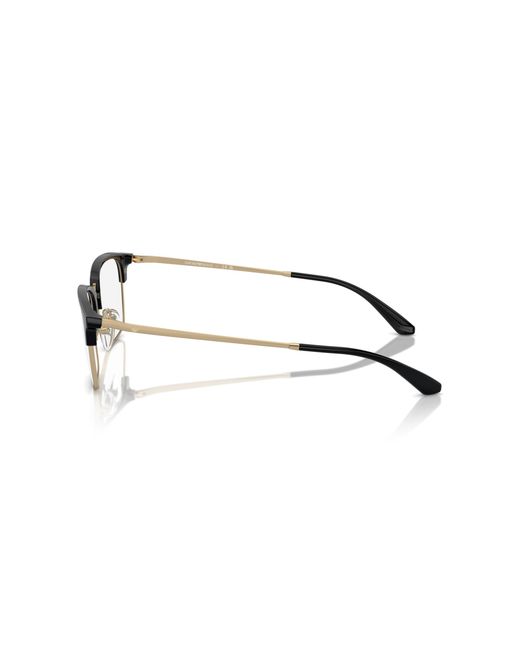 Emporio Armani Black Ea3243 3002 Optical Frames Injected Pillow Normal for men