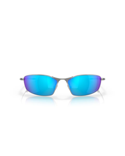 Oakley Black Oo4141 Whisker 414104 Sunglasses Metal Round Polarized Prizm for men