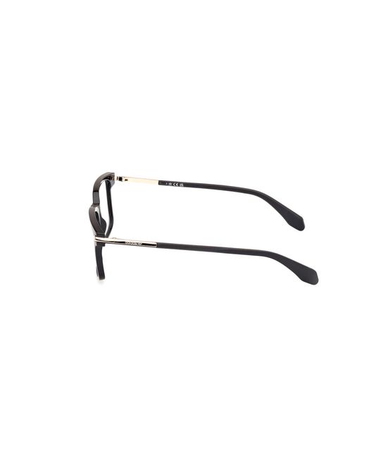 Adidas Black Or5082 001 Optical Frames Injected Squared Normal for men