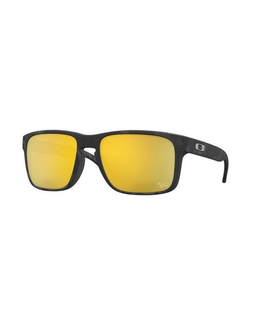 Oakley Black Oo9102 Holbrook 9102O3 Sunglasses Plastic Squared Polarized Prizm for men
