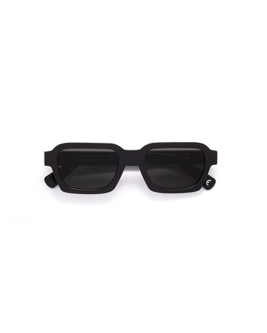Retrosuperfuture Black Njs Caro. Sunglasses Acetate Squared Normal