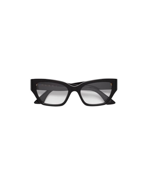 Marni Black Ejm Iyora Optical Frames Acetate Squared