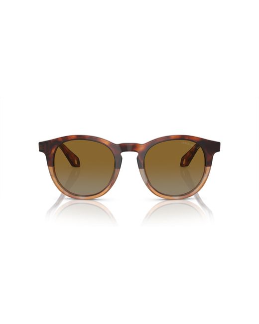 Giorgio Armani Black Ar8192 6034B2 Sunglasses Acetate Pantos Normal Shaded for men