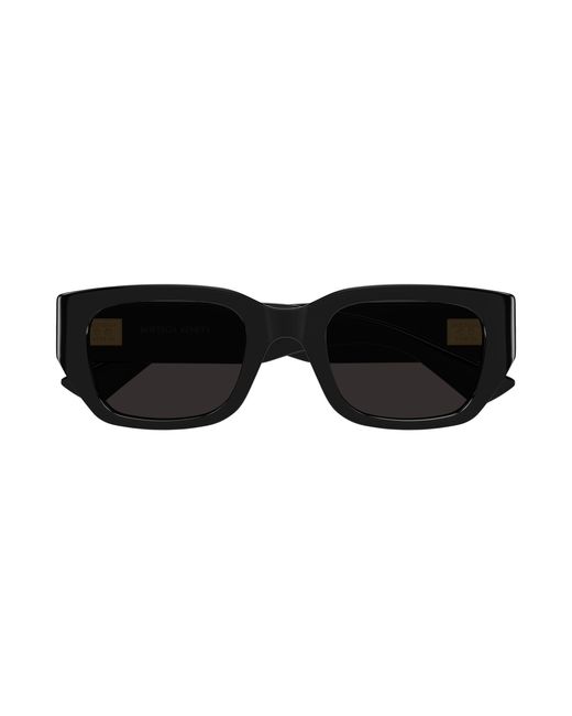 Bottega Veneta Black Bv1401Sa 001 Sunglasses Acetate Squared