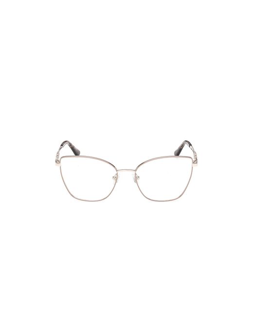 Guess Black Gu50316 057 Optical Frames Metal Cat Eye Normal