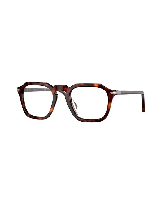Persol Black Po3292V 24 Optical Frames Acetate Transparent Squared Normal
