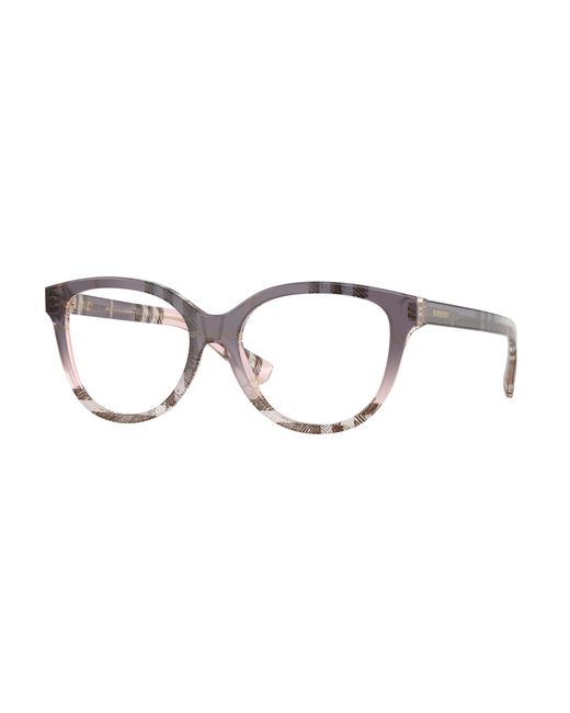 Burberry Black Be2456 4220 Optical Frames Acetate Transparent Cat Eye Normal