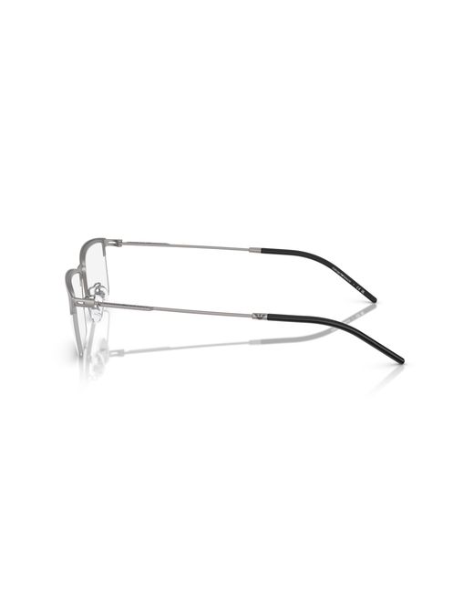 Emporio Armani Black Ea1168D 3003 Optical Frames Metal Squared Normal for men