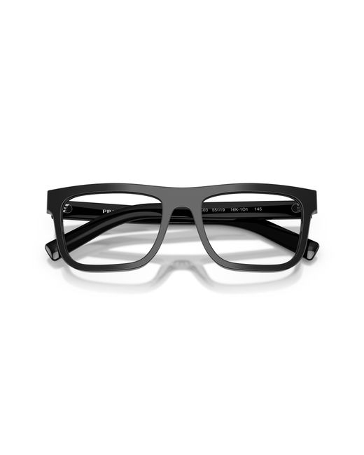Prada Black Pr C03V 17N1O1 Optical Frames Acetate Pillow Normal for men