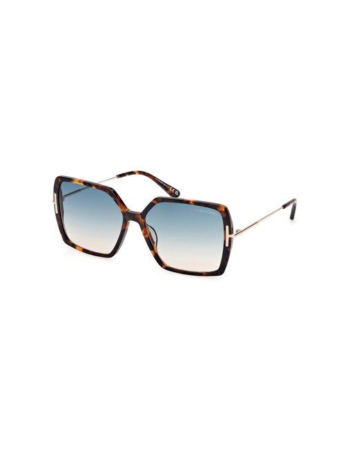 Tom Ford Black Ft1039 Joanna 52P Sunglasses Acetate Butterfly Normal