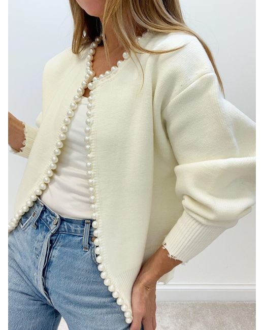 mango contrast edge cardigan