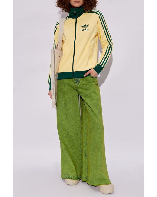 Adidas Originals Green Sweatshirt With Logo,