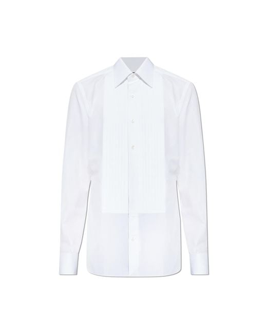 Tom Ford White Cotton Shirt for men