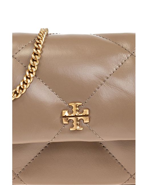 Tory Burch Natural Shoulder Bag 'Kira Diamond Mini'