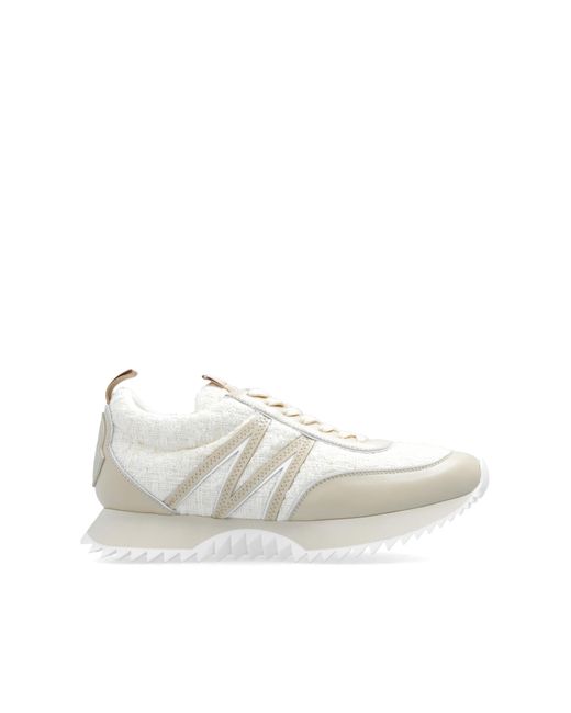 Moncler White 'Pacey' Sneakers