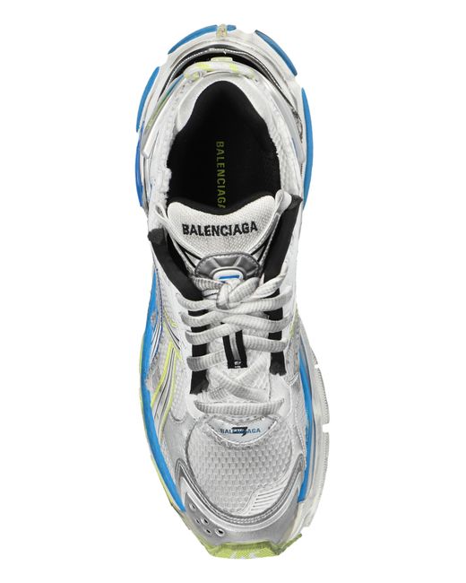 Balenciaga Blue 'runner' Sports Shoes, for men