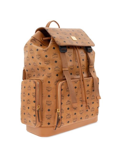 mcm one strap backpack