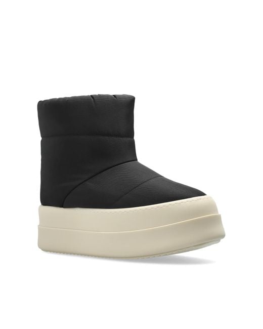 Rick Owens Black 'Mega Bumper' Snow Boots