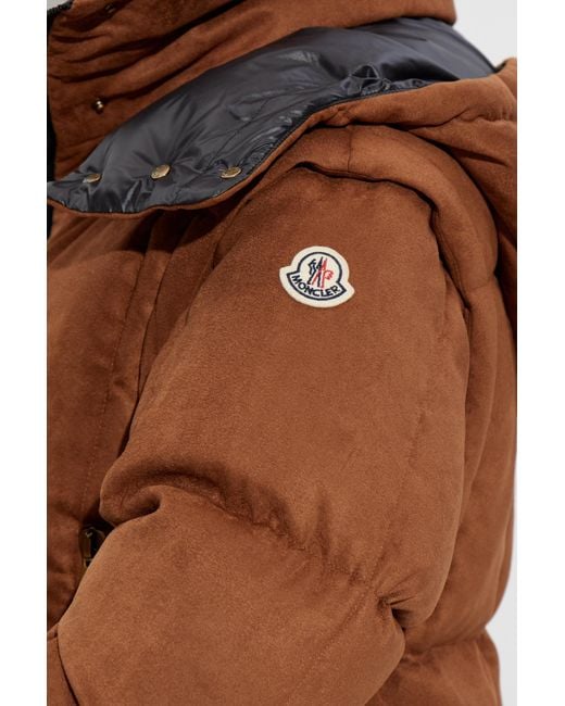 Moncler Brown Down Jacket 'Paterne'