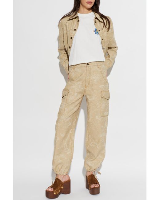 Etro Natural 'Cargo' Jeans