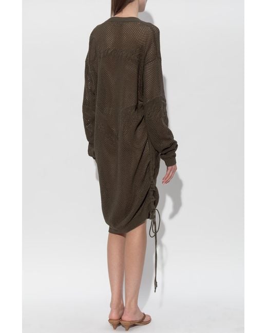DSquared² Brown Cotton Dress