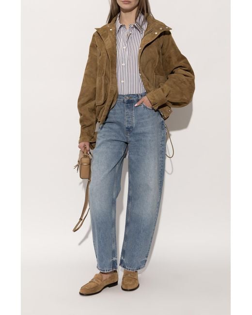 Tory Burch Brown 'Penny' Loafers Shoes