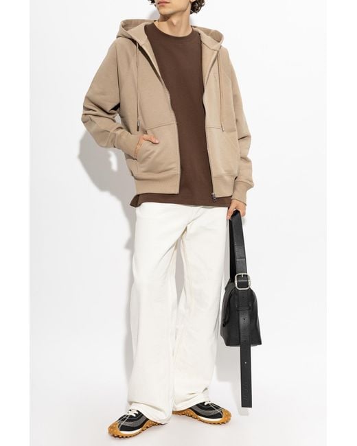 AMI Natural Sweatshirt With Logo for men