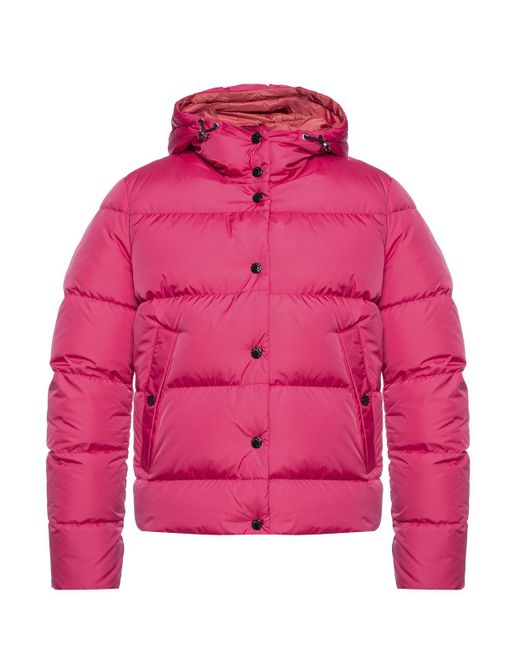 Moncler Pink 'lena' Quilted Down Jacket