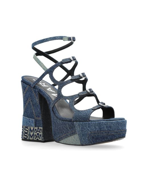 Marc Jacobs Blue Kiki Platform Sandals