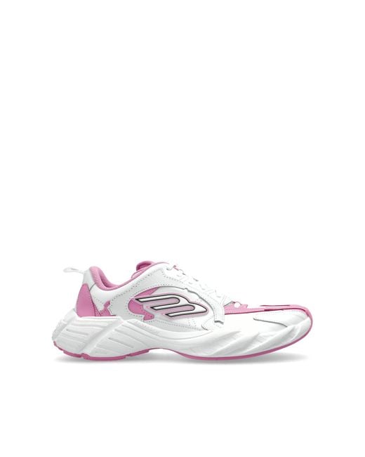 Balenciaga White Sports Shoes Monday