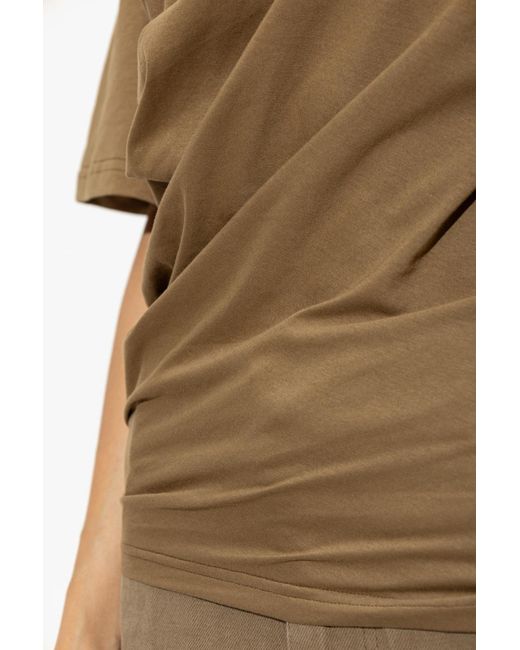 Christopher Esber Natural Draped Top
