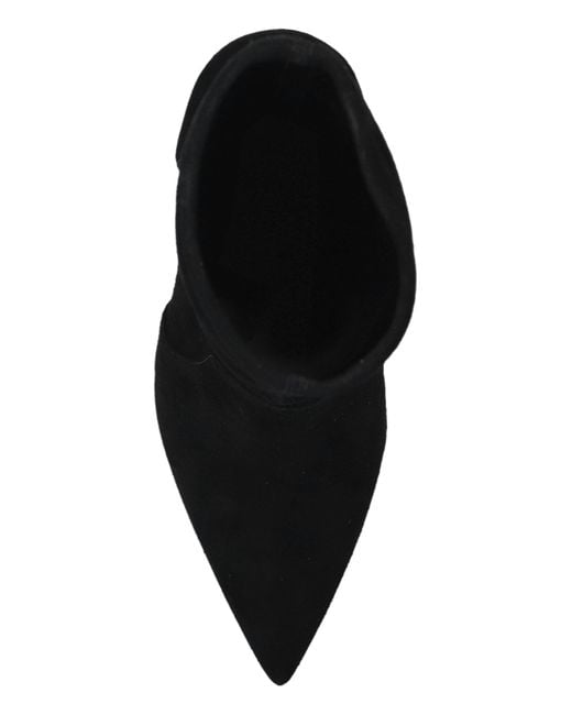 Stuart Weitzman Black Heeled Ankle Boots 'Power'