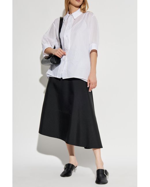 Jil Sander White Short Sleeve Shirt