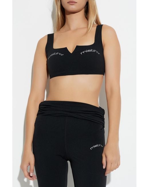 M I S B H V Black Top With Logo