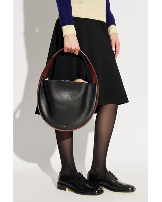 Jil Sander Black Handbag "Pivot"