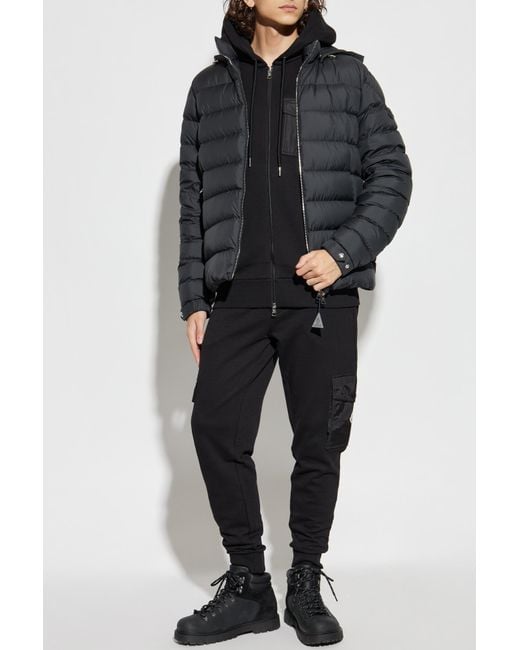 Moncler Black Down Jacket "Arneb" for men