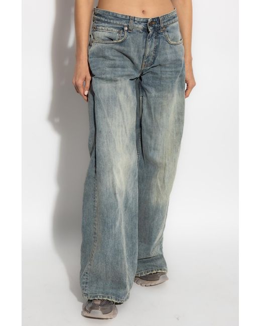 Balenciaga Blue Jeans With 'Vintage' Effect