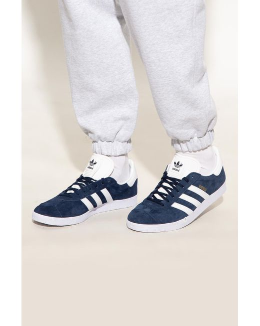 adidas Originals Suede 'gazelle' Sneakers in Navy Blue (Blue) for Men | Lyst