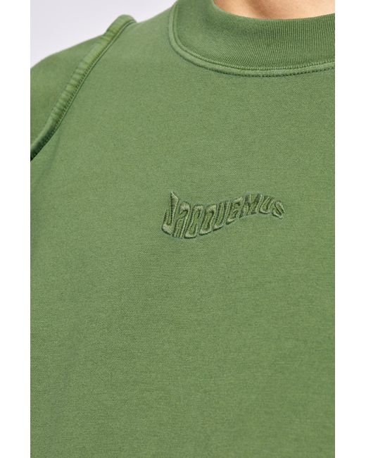 Jacquemus Green 'camargue' T-shirt With Logo, for men