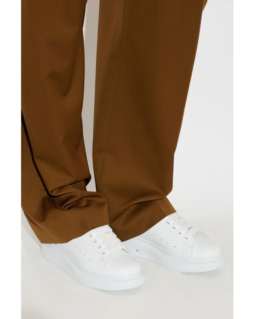 McQueen White 'Oversized' Sports Shoes